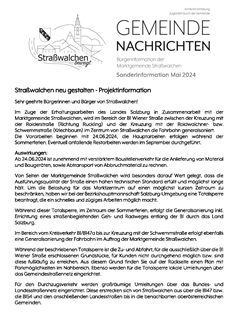 Gemeindenachrichten - Sonderinformation Mai 2024